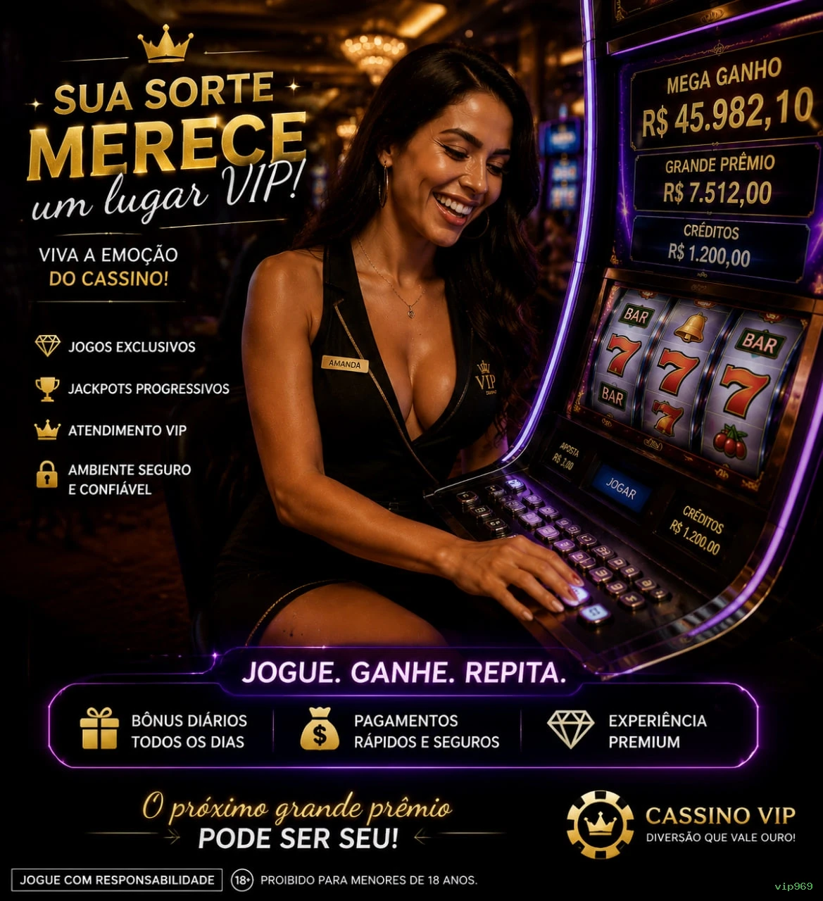 Cassino ao vivo da vip969 com dealers reais